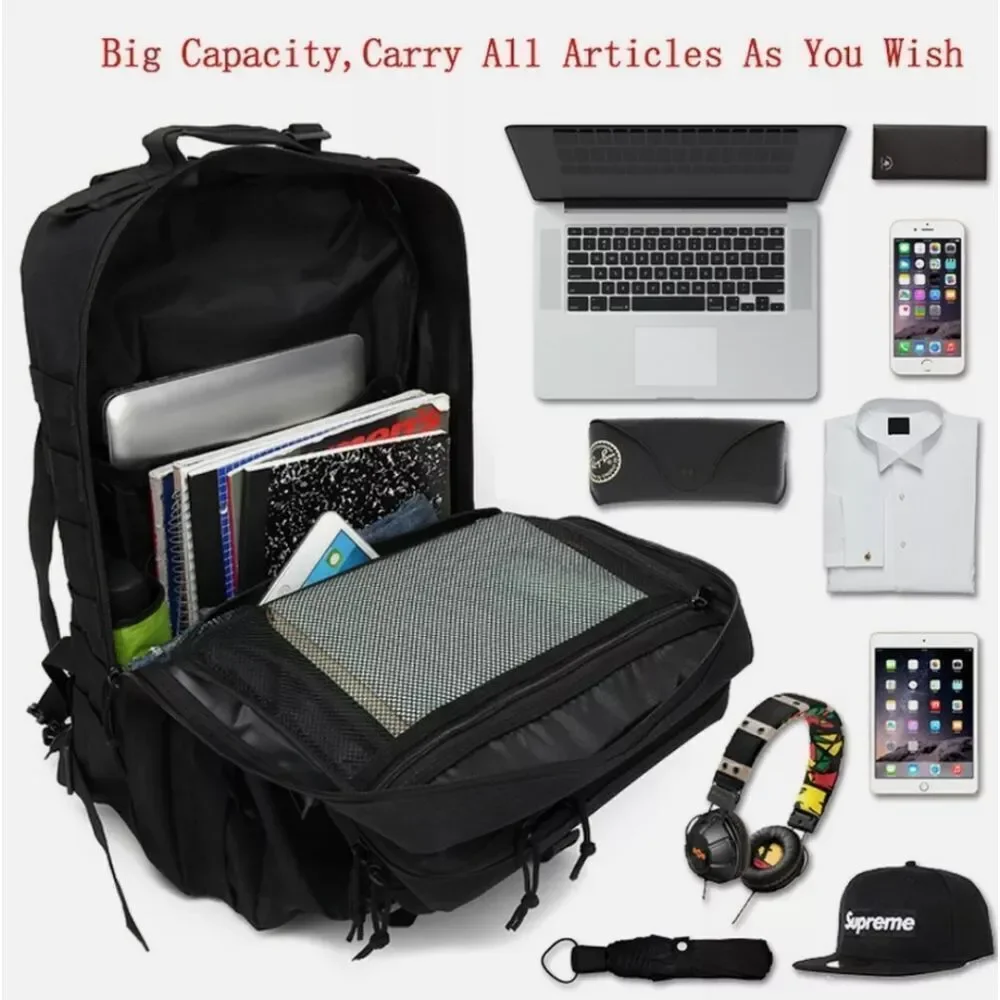 Military Tactical Backpack Large Molle System Hiking Backpacks Bags